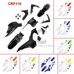 Plastic parts fairing cover kits for CRF 110 2013 2014 2015 Dirt Pit Bike motocross off road motorcycle dirt pit bike