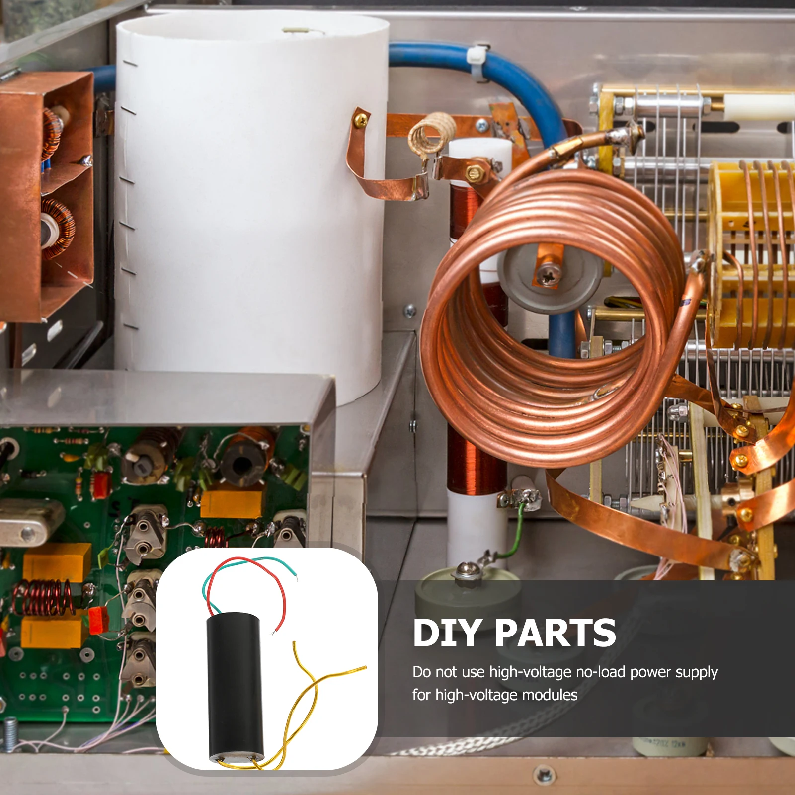 

3-6V Durable High Voltage Coil Booster 400kv Generator Module Plasma Loudspeaker Inverter Device Coil Booster Plasma Loudspeaker