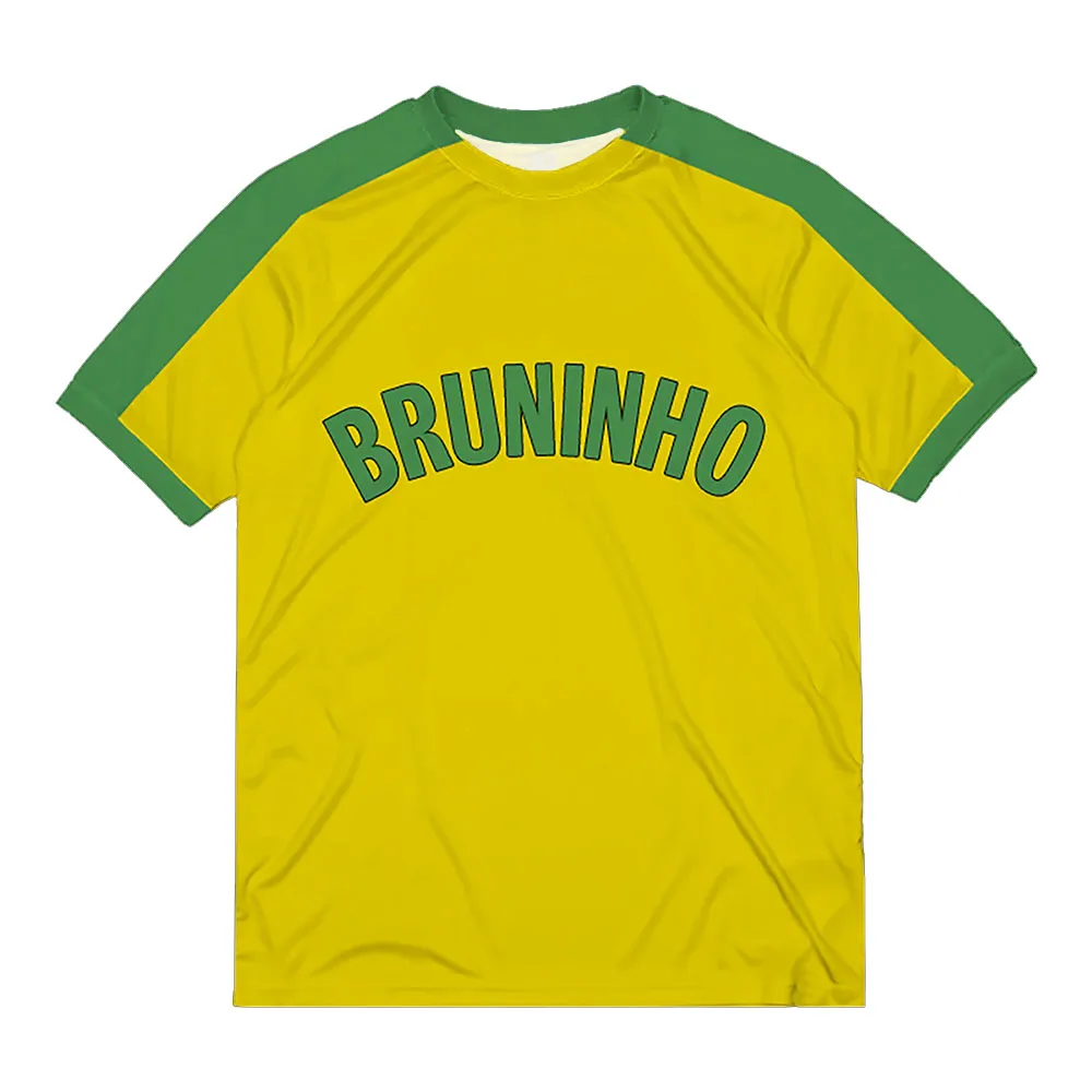 Bruno Mars Bruninho Jersey O-neck Short Sleeve Loose Male Tees Unisex Streetwear Casual Design 3D Printing T Shirt Men Women Top
