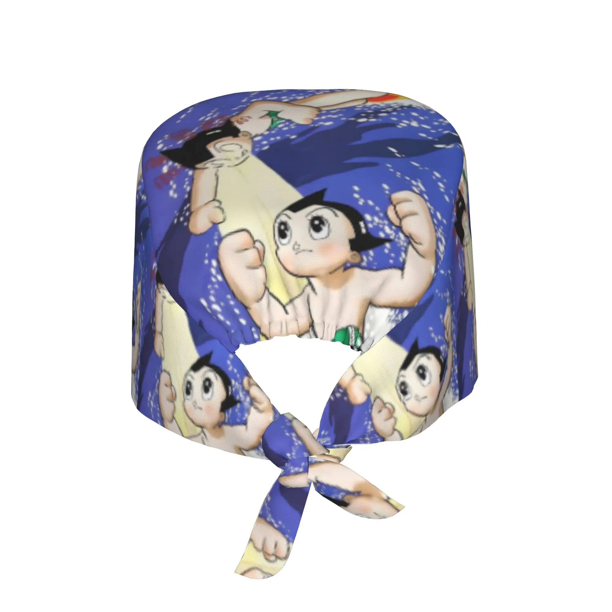 Custom A-Astroed Hot Scrub Hat Surgical Scrub Caps Unisex Nurse Medical Cap Animes Work Scrubs Hat for Hospital Pharmacy