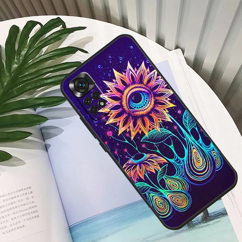 حافظة فنية تريبي مخدر ملونة لهاتف Xiaomi Redmi Note 13 Pro 10 11 12 14 11S 12S حافظة لهاتف Redmi 15C 12C 13C 14C 10C 15