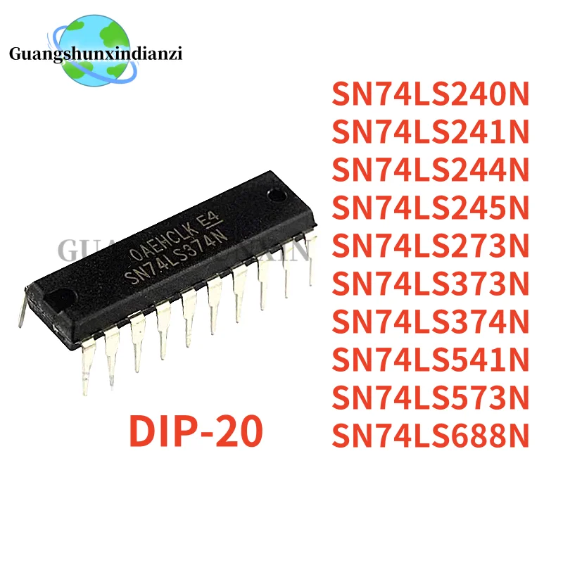 10PCS NEW SN74LS240N SN74LS241N SN74LS244N SN74LS245N SN74LS273N SN74LS373N SN74LS374N SN74LS541N SN74LS573N SN74LS688N DIP-20