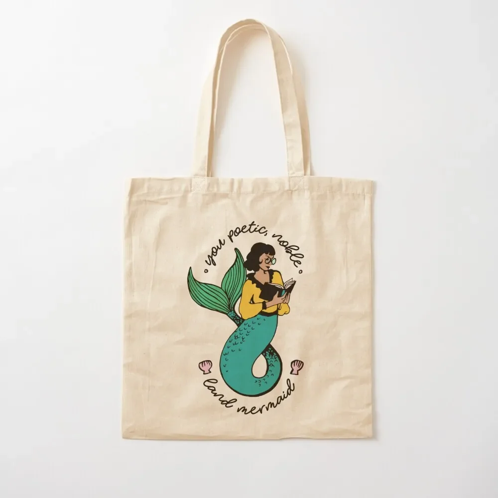 

Oh Ann, you poetic, noble land mermaid Tote Bag personalized tote bag bags luxury women Tote Bag