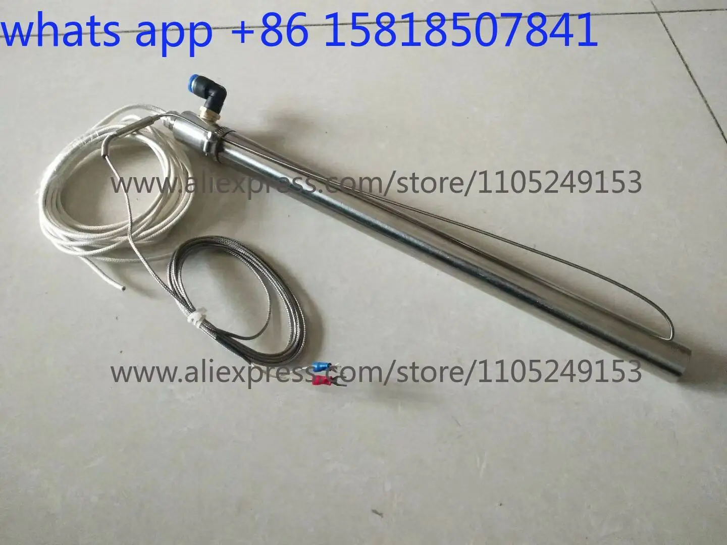 Laminating machine blow heating tube, ø25 * 380 with couple 220v2.5kw