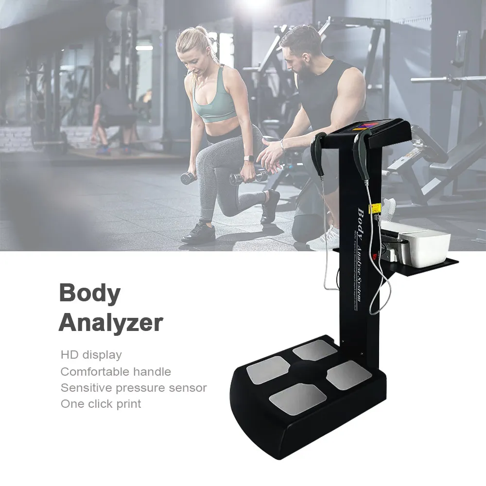 Health Fitness Body Analysis machine BMI Fat Measurement Weight Scale Human Elemental Analysis Device Body Composition Analyzer