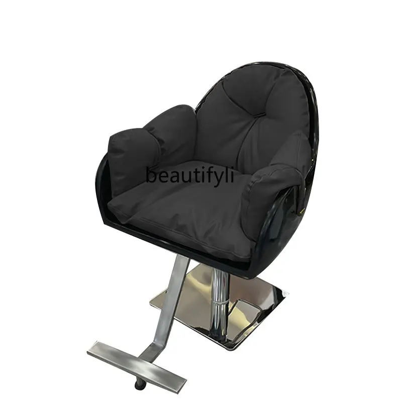 Barber Shop Chair Hair Cutting Chair for Hair Salon Modern Simple High-End Hot Dyeing  Light Luxury Hairdressing  Stool