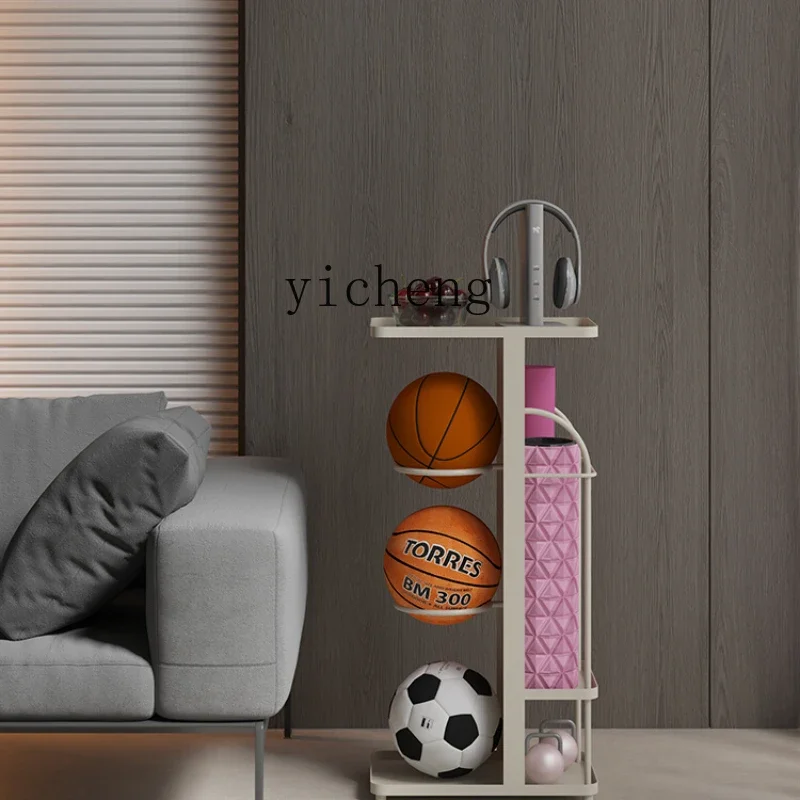 ZC School Ball Sports Equipment Storage Rack Fitness Equipment Yoga Mat Storage Display Rack