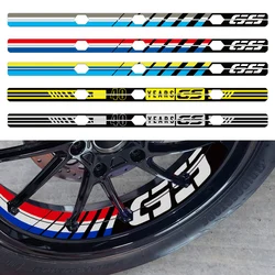 Motorcycle Wheel Sticker Reflective Rim 40 Years GS Decal Case Accessories For R1200GS LC 13-18 R1250GS '19 Rim Graphic kit