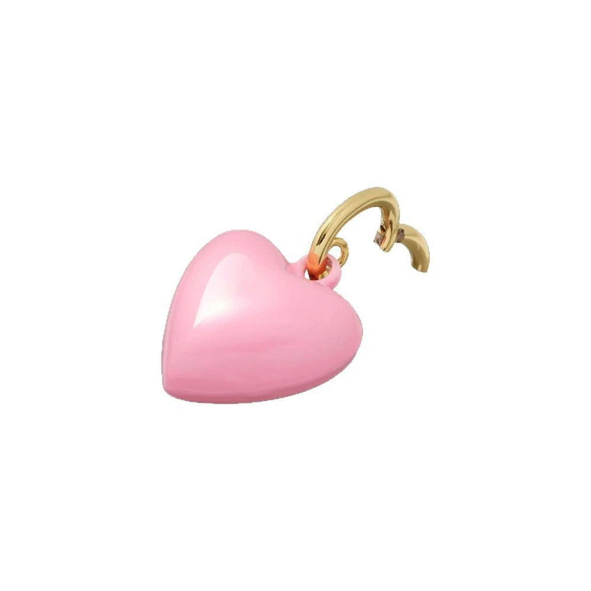 قلادة قلادة حب حمراء بالزيت بالتنقيط، إكسسوار للزوجين على شكل قلب، قلادة مصنوعة يدويًا، مطلية بالذهب #5