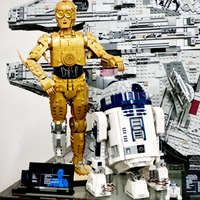 1138pcs MOC UCS Star Battle Spsce Union Robot Doll C-3PO 75398 Building Blocks Model Model For Birthday Festival Party Gifts