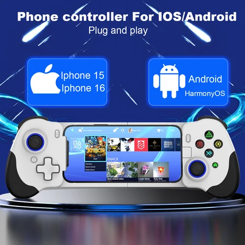 Imagen 2 del producto Controlador de juego de teléfono móvil USB-C para Android /I15 series MIF Gamepad compatible con juegos en la nube juego de transmisión Plug and Play para X