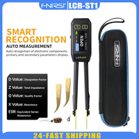 FNIRSI LCR-ST1 Intelligent Tweezers LCR SMD ESR Tester, Resistance Capacitance Inductance Continuity Diode Testing Tool