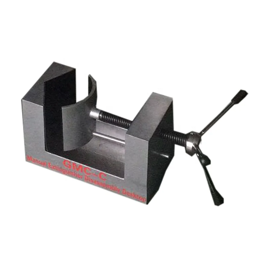 Manual assembling equipment cylinder bench vise for fire extinguisher maintenance