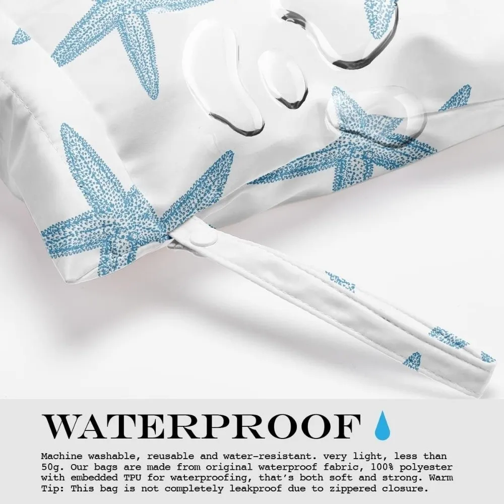 Eco-Friendly Zipper Waterproof Mummy Bag Large Capacity Hanging Wet Dry Bag Reusable Lightweight Storage Pouch Baby