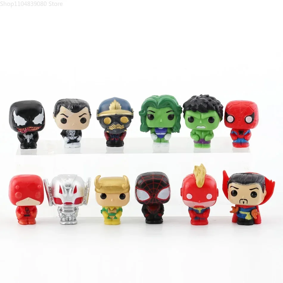 2026 ชุด 24 ชิ้น/เซ็ต ฟิกเกอร์มินิมาร์เวล อนิเมะ ลิโลแอนด์สติทช์ กล่องสุ่ม ตุ๊กตาการ์ตูน อเวนเจอร์ส โมเดลฉากจิ๋ว ของตกแต่งสำหรับเด็ก