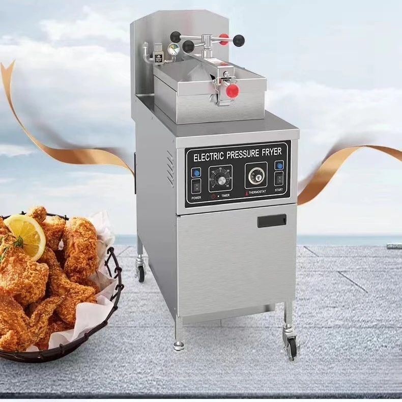 Electric gas fryer pressure chicken chop stove American commercial electric fryer chicken thighs chicken wings fryer stall