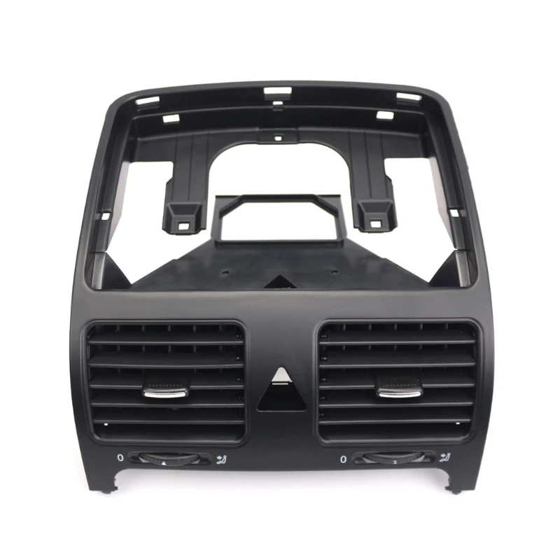 Schwarze vordere Armaturenbrett-Zentrale Luftauslassöffnung für Jetta Golf Rabbit MK5 1K 0819728 F Air Conditioning Air Vent – Detail 1