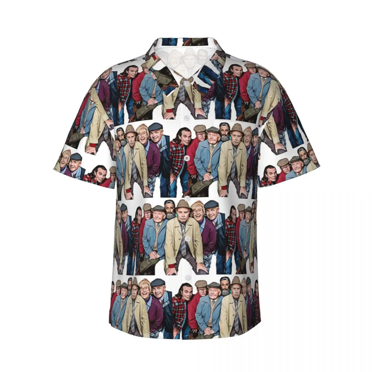 

Still Game Crew, The Clansman Men's Shirts Hawaiian Short Sleeve Shirt Casual Button Tops for Summer Beach