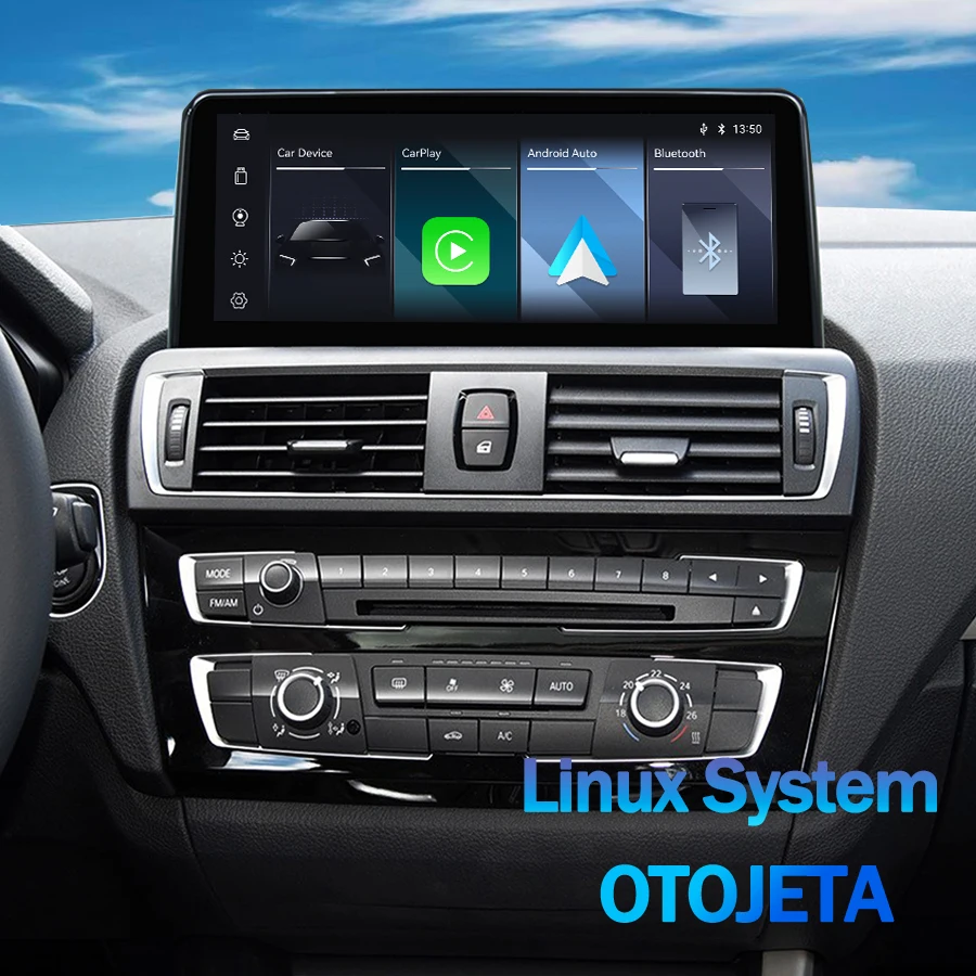 10.25inch Screen Car Video Carplay Android Auto Vi Link For BMW 1 Series NBT 2013-2016 Recorder Multimedia Linux System DSP BT