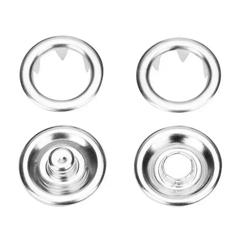 Snap Fasteners Press Tool Kit | Metal Snap Buttons Rings | for Clothing Sewing | DIY Repair Tool Set