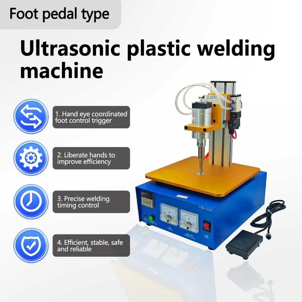 【2026】Selin Portable Mini Handheld Ultrasonic Spot Welder 220V 28KHZ 2000W New Nylon ABS PP PC