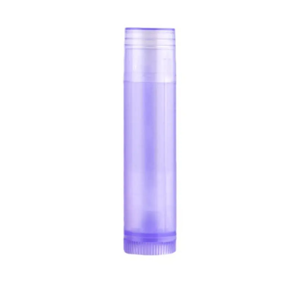 Travel Accessories Refillable Lipstick Tube Clear 5g Empty Cosmetic Containers Flat Mouthed DIY Empty Bottle
