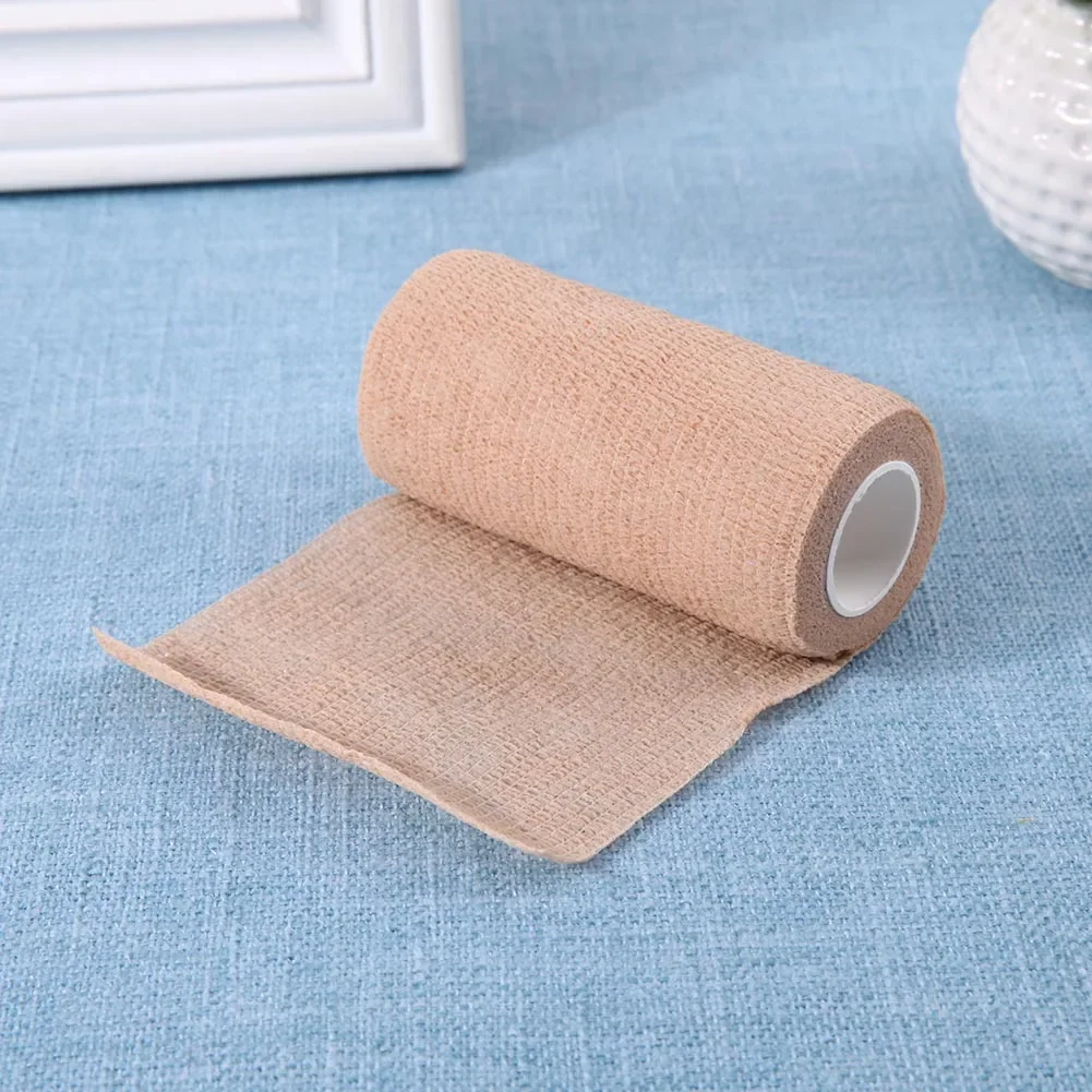 5 Stück 2,5/5/7,5/10 cm selbstklebende elastische Bandage, kohäsives Vliesband, Einwegband für Sport, Befestigung, Finger, Handgelenk, Bein – Detail 13
