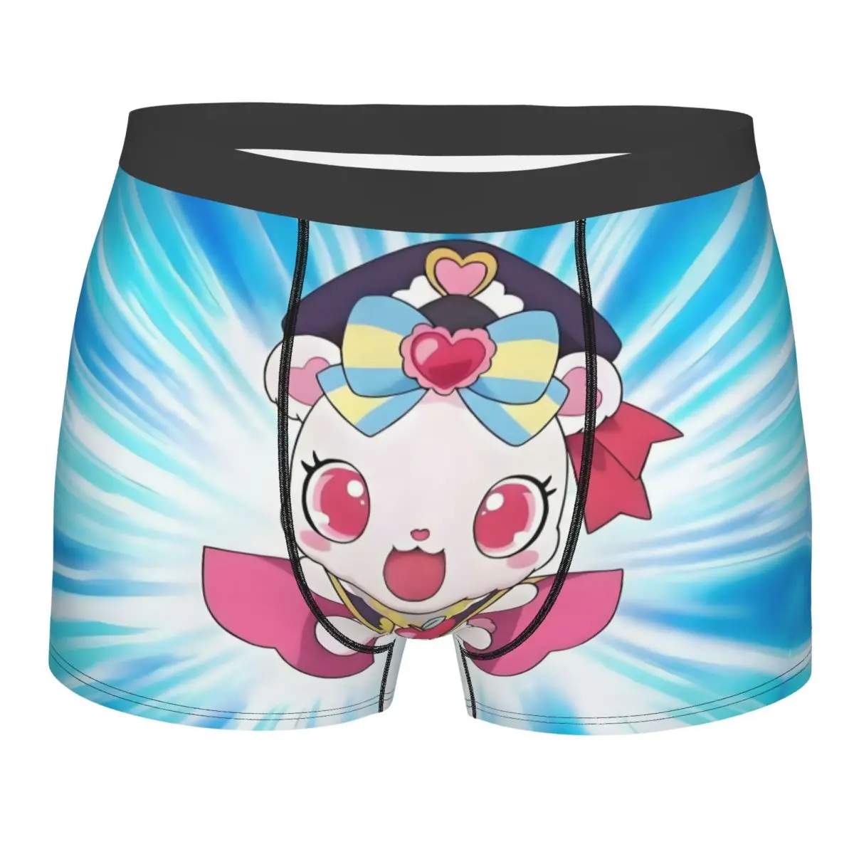 

Custom Sanrio Jewelpet Anime Underwear Men Stretch Cartoon Kawaii Boxer Briefs Shorts Panties Soft Underpants For Male