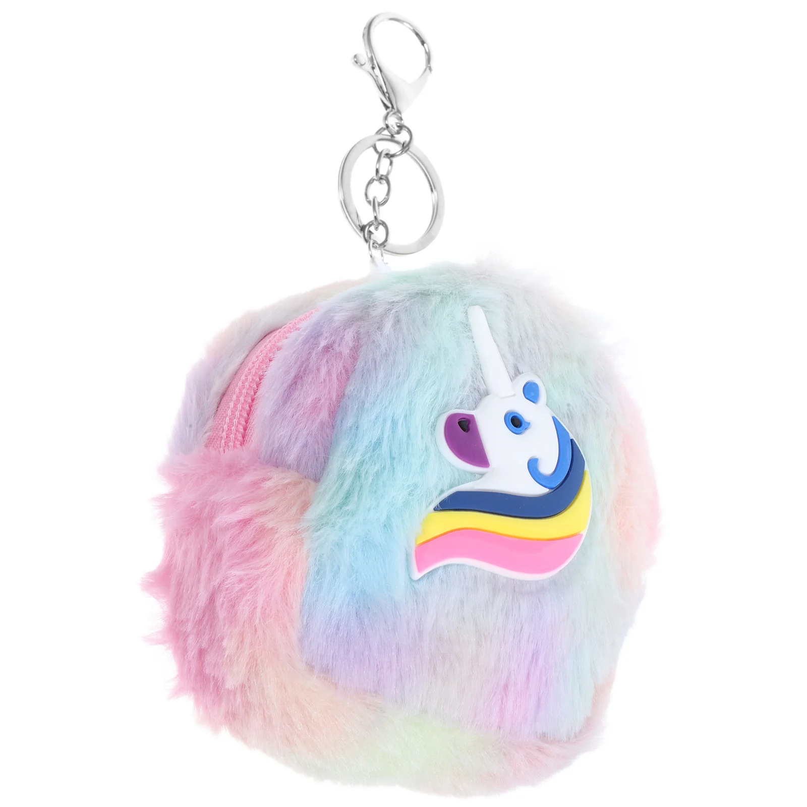 Unicorn Coin Purse Cartoon Zipper Small Wallet for Women Girls Coin Holder Change Pouch Lightweight Keychain Cash Bag #5