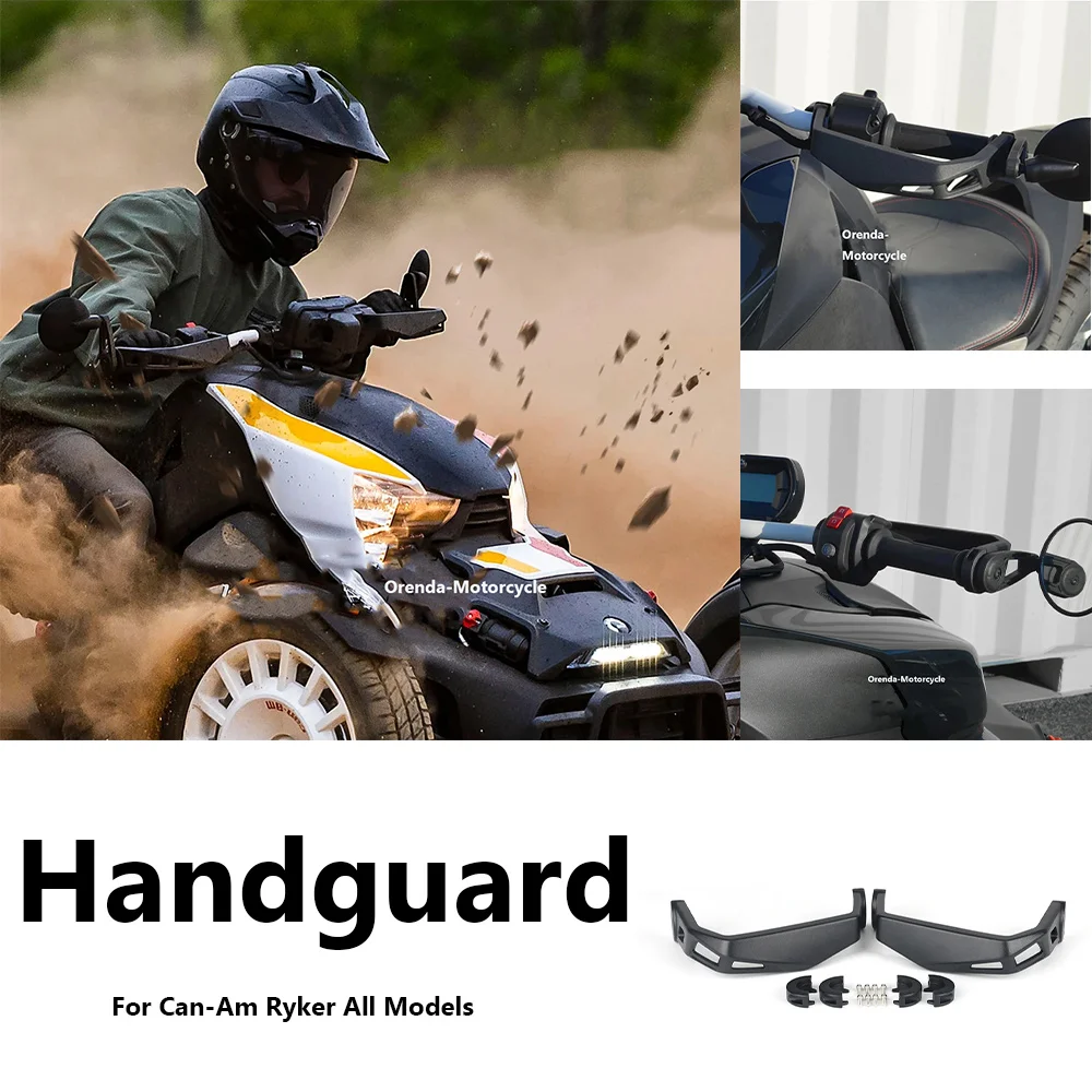 

For Can-Am Ryker 600 900 Sport Rally All Front Hand Guard Handguard Handlebar Protector Kit NEW Motorcycle Accessories