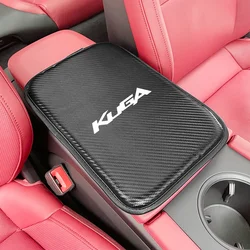 For Ford Kuga MK1 MK2 MK3 1 2 3 PU Leather Car Armrest Cushion Cover Pad Auto Center Console Arm Rest Protection Cushion