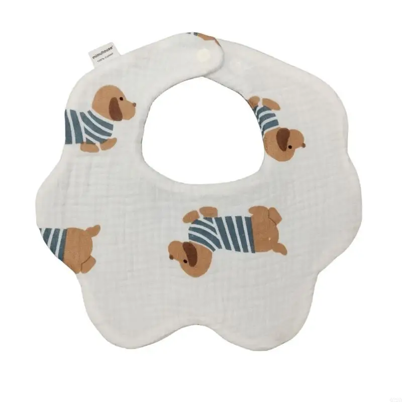 Q22D BURP Cloths Baby Drooling Haluing Fartuch Slack Fartuch dla małych dzieci niemowlę