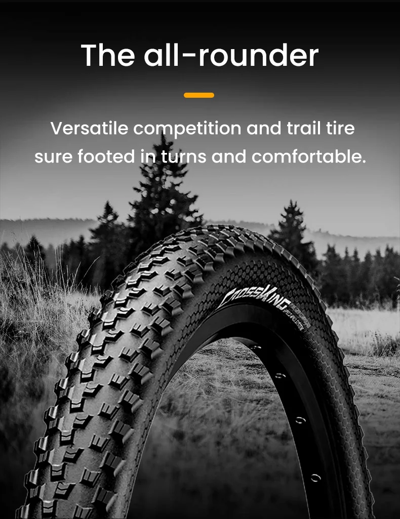 Continental Cross King 27,5/29 MTB faltbarer Reifen 180TPI Mountainbike ShieldWall System Klappreifen Tubeless Ready – Detail 3