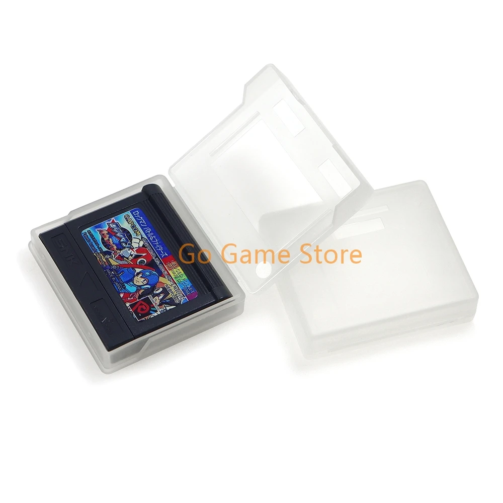 Caja de almacenamiento de plástico transparente para tarjeta de juego, carcasa protectora de cartucho para SNK NEO GEO Pocket, NGPC, NGP, 1 unidad