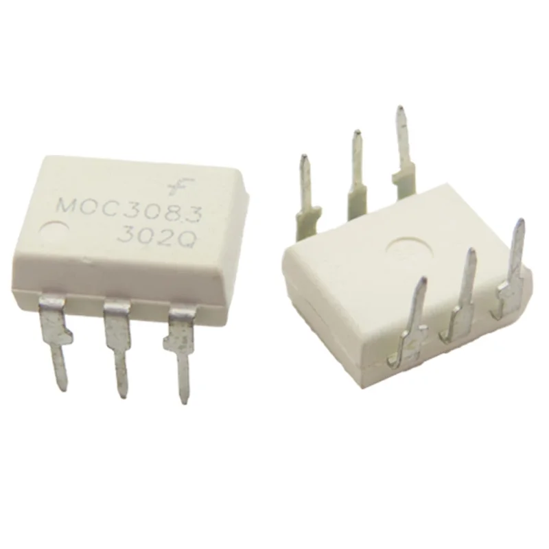 

100 Pieces of Brand New Original Moc3083Sr2M Moc3083M Optocouplers, Optical Isolators, Dip-6 Sop-6 Bidirectional Triac Output Optocouplers, Isolation 4.17Kv