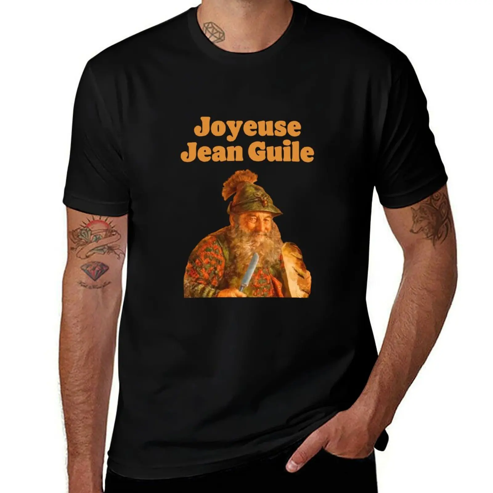 

Happy Jean Guile! T-Shirt man graphic t shirt cotton t shirts man 100% T-Shirt