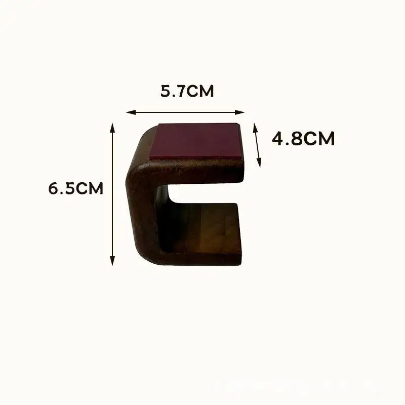 Handcrafted Wooden Watch Holder Jewelry Organizer Display Stand for Bracelet Ring Watch Collector Desktop Use - view 2