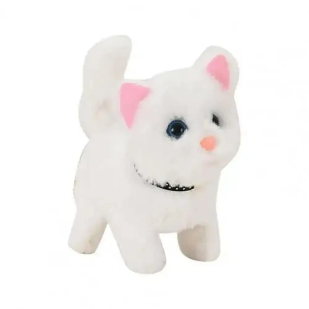 Lovely Interactive Cute Electronic Pet Cartoon Plush Stuffed Voice Control Robot Cat Voice Soft Simulation Cat Couple