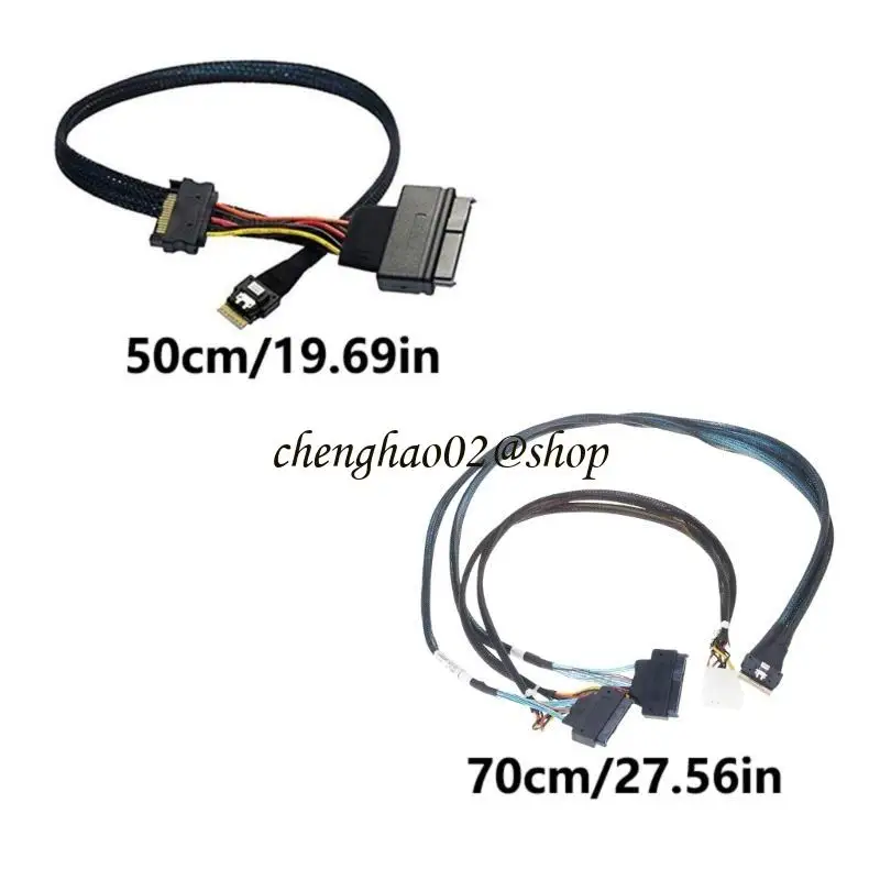 Space SFF8654 4i 38pin a SAS863 Cable datos Cable velocidad 50 70 601B