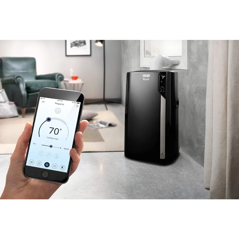 Portable Air Conditioner 12,500 BTU,cool extra large rooms up to 550 sq ft,wifi with alexa,energy saving,heat,quiet,remote,