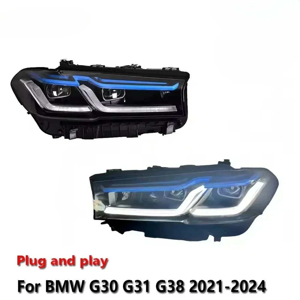 

Светодиодные фары в сборе для BMW 5 G38 G30 G31 2021-2024: противотуманные фары, ДХО, стоп-сигналы, указатели поворота, подключение Plug and Play