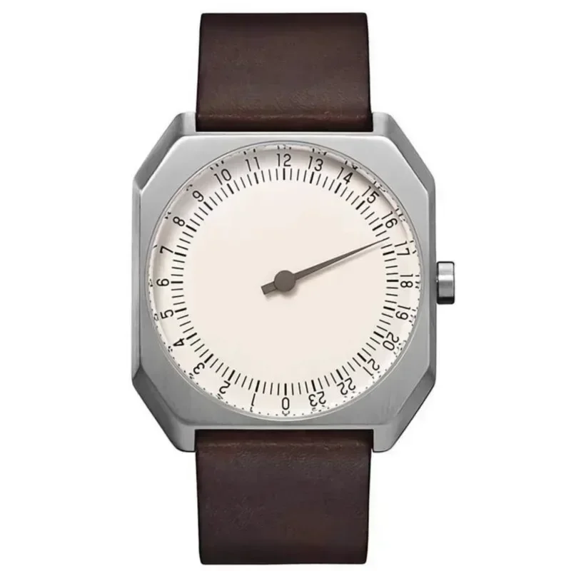 Genuine German SKU One Hand Watch Minimalist Bauhaus Design Sterile Dial Fashion Couple Watch