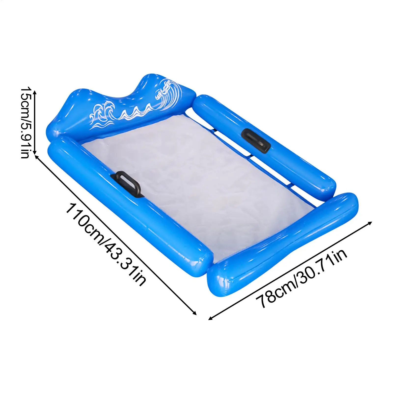 Hamaca para piscina, flotadores inflables multiusos para piscina, Drifter para viajes, relajante, familia, playa, lago, natación, patio trasero