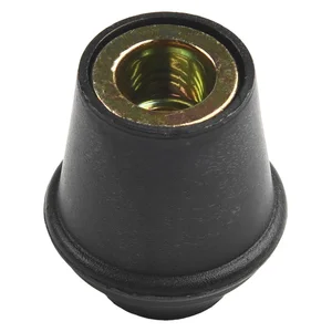 Equipamento essencial de baterista, 2 peças de pés de borracha para pernas de tambor baixo tom, material de liga, artesanato, componentes antiferrugem 12 principais vendas pés tambor - №4