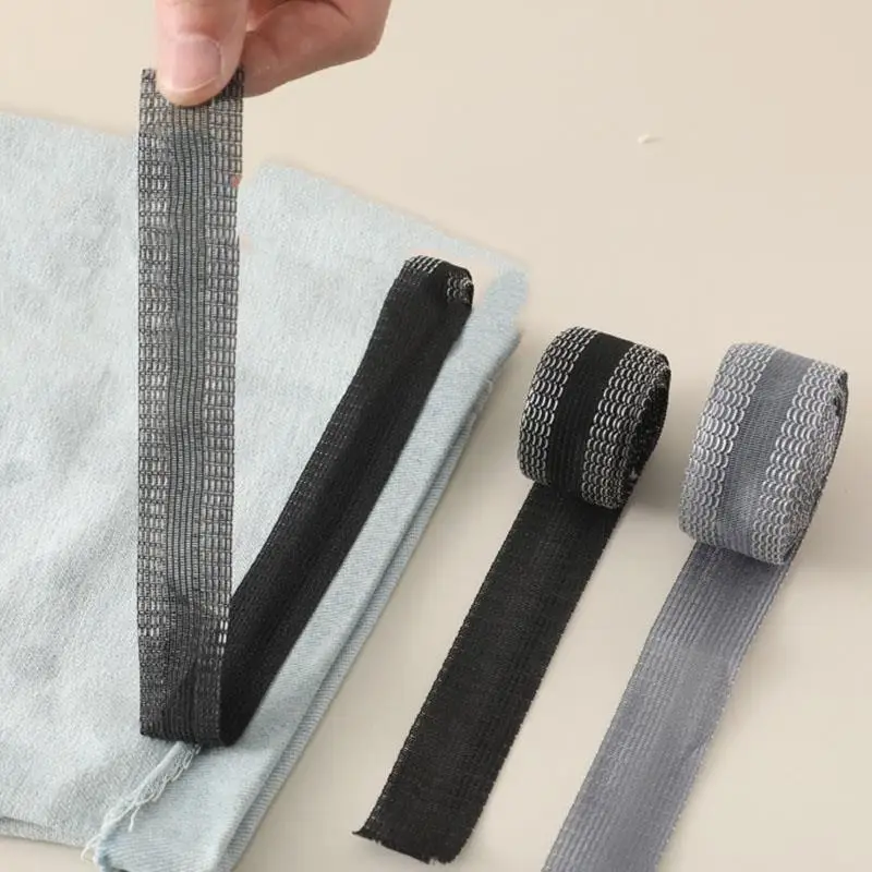 Pants Edge Shorten Self-Adhesive Tape for Trousers Legs Edge Shortening Tape Paste Hem Iron on Pants Jeans Clothes Length Adjust