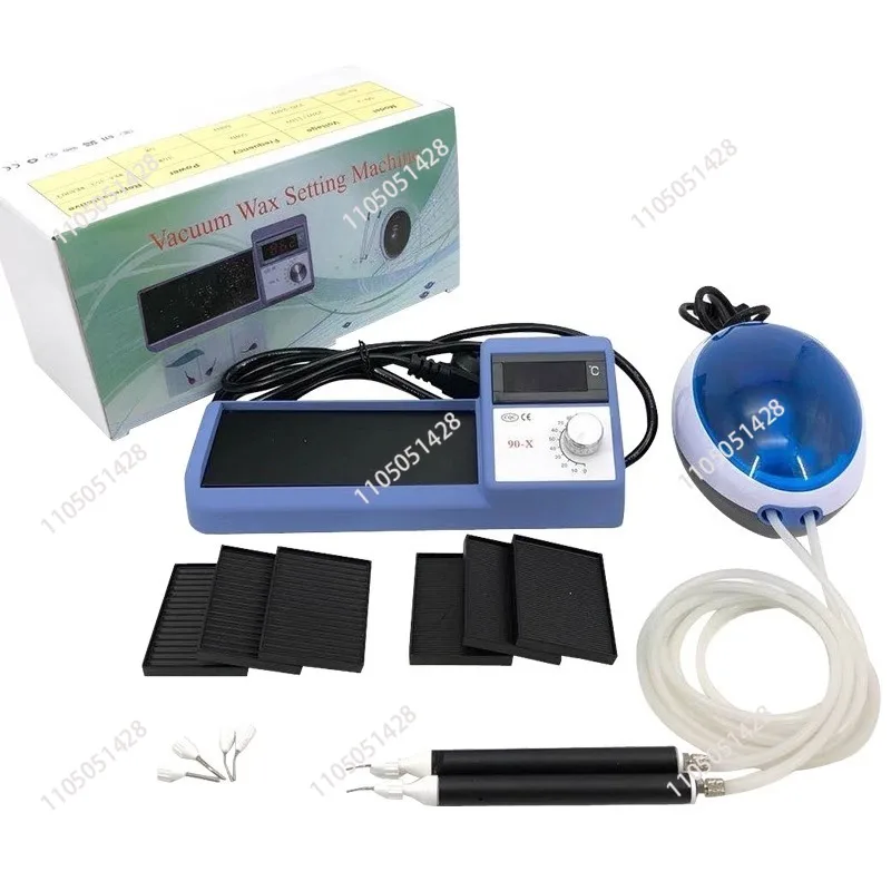 Micro Stone Inlaying Machine Jewelry Making Tools Stone Setting Tools Vacuum Thermal Micro Wax Setting Machine 220V 50Hz 35-70W