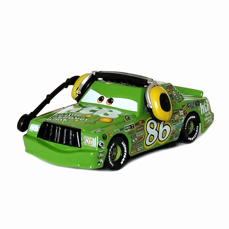 Pixar Cars Model Toy Headset Road Bully Anime Figure Storm Jackson Racing Lightning McQueen 1:55 Die Cast Alloy Kid Gifts