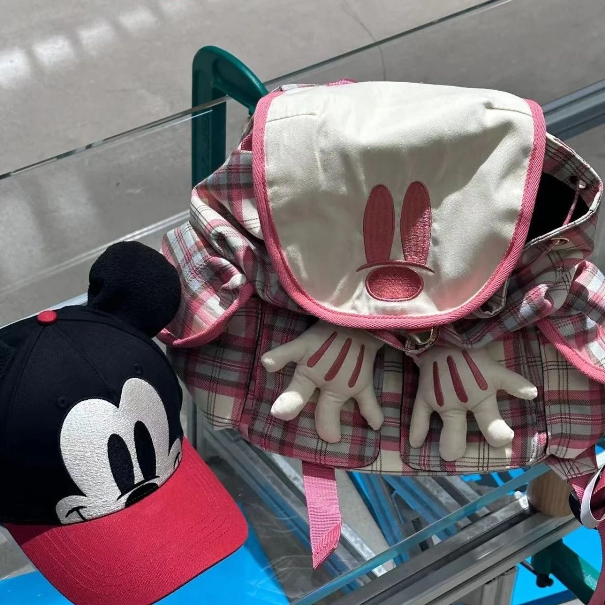 Disney cute sweet girl backpack cartoon boys casual bags Mickey Mouse backpacks