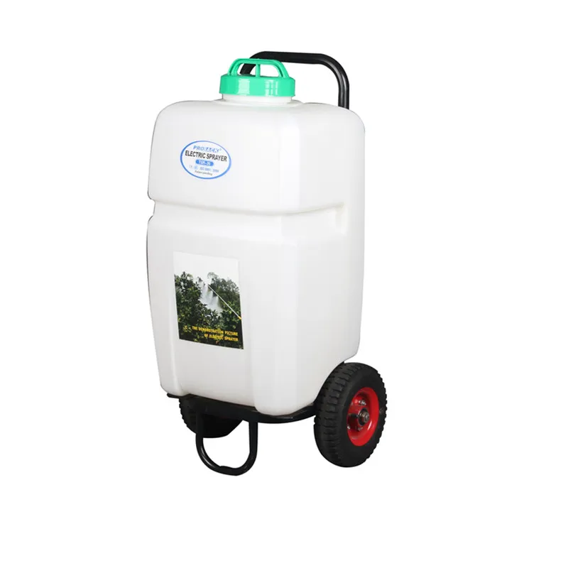 35L Power Sprayer With Rechargeable Electric Motor Lithium-Ion Battery Powered Electric Sprayer Electric Sprayer With Wheels