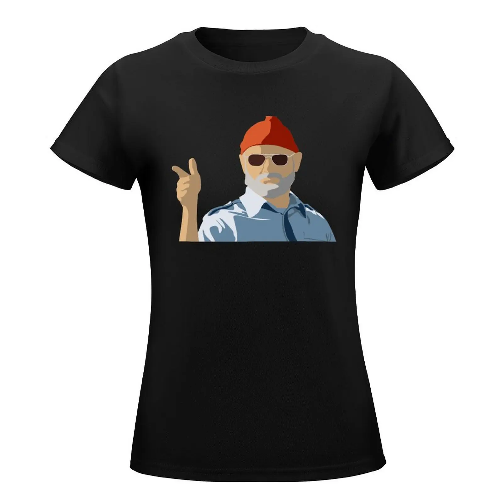 Bill Murray from Life Aquatic T-Shirt animal print shirt for girls tees Womens clothing